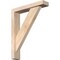 Ekena Millwork Traditional Block Smooth Bracket w/ Offset Brace, Douglas Fir, 3 1/2"W x 16"D x 20"H BKT0402X16X20TRA05SDF - alternate 1